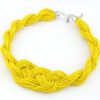 Concise Shaped Braided Rice Beads Temperament Clavicle Chain Necklaces 10