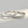 Couple Ring A Pair Of Men And Women With Diamonds Rings 7