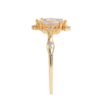 INS Wind Zircon Ring S925 Silver Plated 14K Gold Rings 9