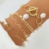 Fashion Pearl Metal Gold Bracelet Bracelets 9 Fashion Pearl Metal Gold Bracelet Bracelets 9
