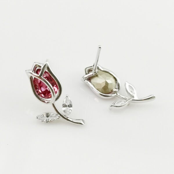 Ear Pin Rose Flower Earrings Earrings 6