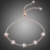 Electroplated 18K rose gold female bracelet Necklaces 11 Electroplated 18K rose gold female bracelet Necklaces 11