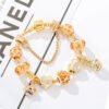 European and American fashion alloy gold-plated DIY hardworking bee ladies bracelet jewelry Bracelets 9