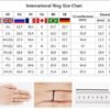 Diamond zircon geometric vintage jewelry ring ring female Rings 12