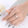 White gold zircon jewelry ring Rings 9