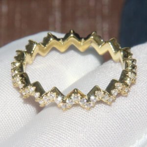 Sterling silver and diamond ring Rings