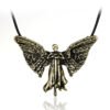 Skeletal City Necklace Pendant With Angel Wings Necklaces 9