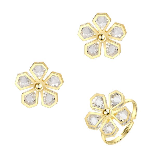 New Sweet And Exaggerated Earrings Female Retro Earrings 5