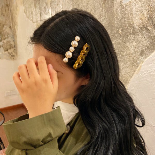 Wind chain pearl hairpin combination Accessories 6
