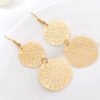 Womens Round Hollow Earrings Gold Filled Dangle Earrings Drop Earing Jewelry Earrings 10 Womens Round Hollow Earrings Gold Filled Dangle Earrings Drop Earing Jewelry Earrings 10