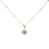Micro-inlaid Zircon Bee Necklace, Twist-shaped Special-shaped Pearl Love Pendant Necklace Necklaces 10