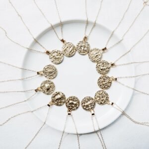 Personalized twelve constellation pendant clavicle chain Accessories