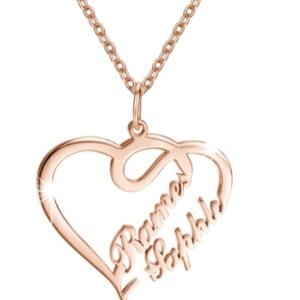 Heart letter necklace Necklaces
