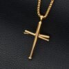 Baseball bat cross hip hop necklace Necklaces 10