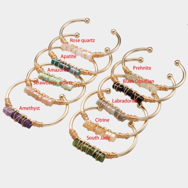 Winding Crystal Gold-plated Crystal Bracelet Bracelets 4