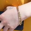 Gold-plated brass bracelet for men Bracelets 13