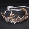 New Handmade Hairband Gold Leaf Headdress Bridal Hair Accessories Bridal Jewelry Accessories 18