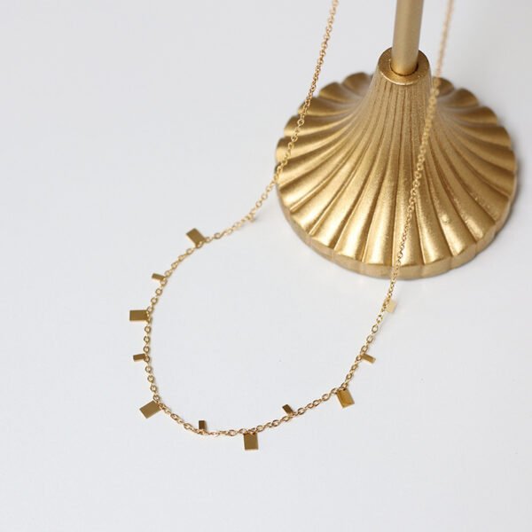 Super Beautiful Spotted Clavicle Chain Geometric Circle Accessories 6