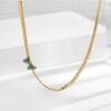 Premium 18k Gold Butterfly Titanium Steel Necklace For Women Necklaces 10