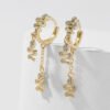 Real Gold Plated Chinese Zodiac Earrings Earrings 8