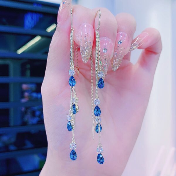Women’s Fashionable Airy Teardrop Anti-loss Ear Wire Accessories 6