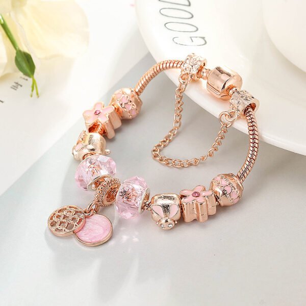 Women’s Love Geometric Rose Gold Bracelet Bracelets 4