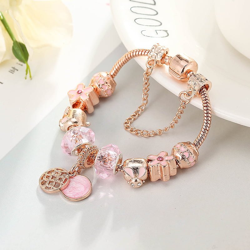 Women’s Love Geometric Rose Gold Bracelet Bracelets 2