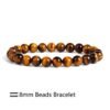 Natural Stone Bracelet Fashion Tiger Eyes Men Minimalist Beaded Bracelets 17