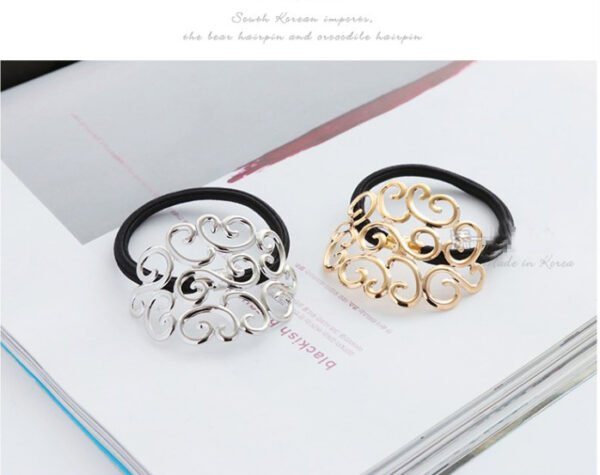 Fashion Alloy Hollow Pattern Hair Tie Other 4