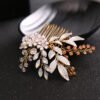 New Handmade Hairband Gold Leaf Headdress Bridal Hair Accessories Bridal Jewelry Accessories 13