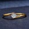 Women’s Gold-Plated Engagement Ring Ring Rings 12 Women’s Gold-Plated Engagement Ring Ring Rings 12