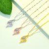 Sterling Silver Gold-plated Rose Gold Necklace Necklaces 9