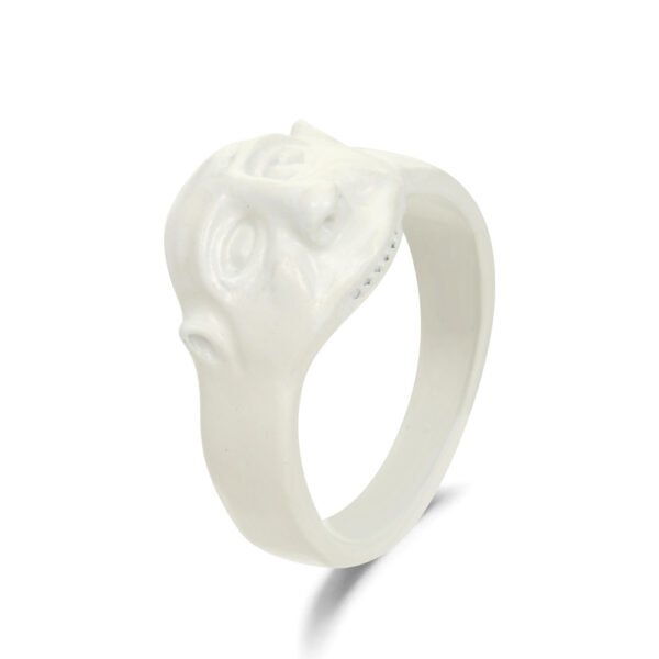Retro Abstract Face Ring Exaggerated Personality Creative Alloy Rings 5