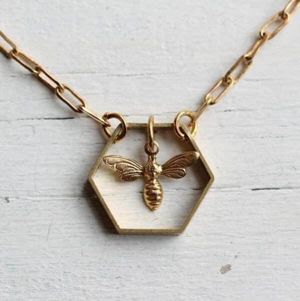 Fashion Three-dimensional Geometric Creative Bee Necklace Necklaces 7
