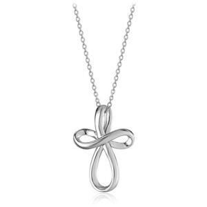 Simple Cross Hanging Clavicle Chain Necklace Necklaces
