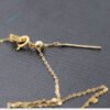 Feedthrough Chain Adjustment Chain 18K Gold Necklaces 11 Feedthrough Chain Adjustment Chain 18K Gold Necklaces 11