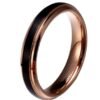 Rose Gold Tungsten Carbide Wedding Rings 8MM/6MM/4MM for man and women Rings 7