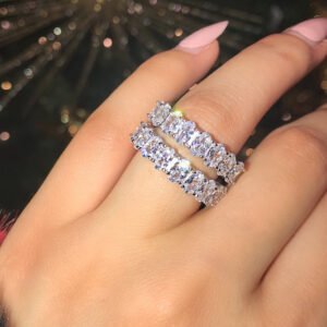 Zircon Stacking Ring Fashion Personality Niche Design Simple And Cold Style Rings