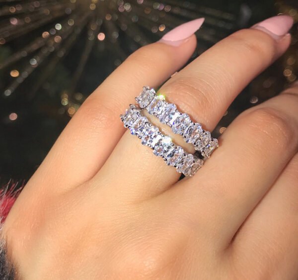 Zircon Stacking Ring Fashion Personality Niche Design Simple And Cold Style Rings 3