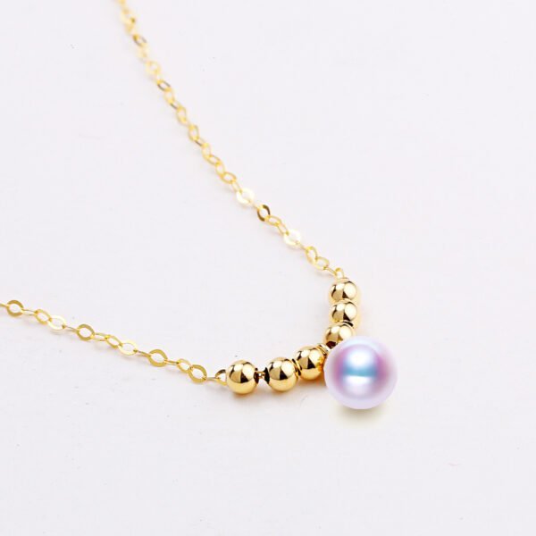 DIY Viagra Pearl Accessories 18K Gold 6 + 1 Pearl Pendant Necklaces 3