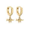 18K Copper Plated Micropaved Zircon Earrings Earrings 21