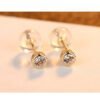 Wild earrings in 14K gold with zircon Earrings 12