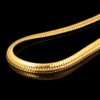 Snake Bone Chain 18K Gold Plated Pendant Accessories 8 Snake Bone Chain 18K Gold Plated Pendant Accessories 8