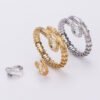 Gold Plated Inlaid Zircon Snake Bracelet Bracelets 13