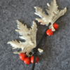 Red bean maple leaf tassel sweater chain Accessories 12