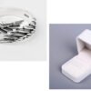Love Couple Plain Silver Ring Angel Wings Rings 20