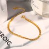 Frosty Light Luxury 18k Gold Delicate Bracelet Bracelets 16 Frosty Light Luxury 18k Gold Delicate Bracelet Bracelets 16