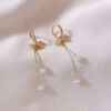 Fashion Women’s Alloy Bow Cat’s Eye Earrings Earrings 8