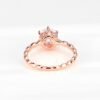 925 Silver Diamond Ring Rose Gold BestSelling 14