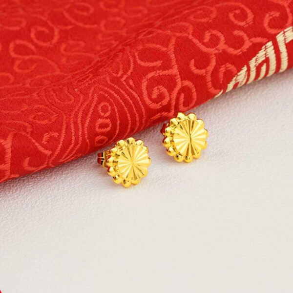 24K Gold Plated Earrings Euro Gold Jewelry New Popular Earrings Earrings 4